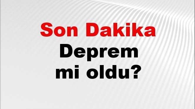 Karaburun'da 3.7 şiddetinde deprem: İzmir'de hissedildi mi?