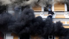 Kiev'de bilim akademisine saldırı: En az bir ölü