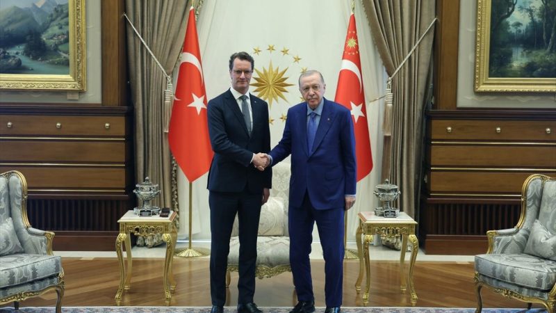 Cumhurbaşkanı Erdoğan'dan Wüst'e ziyaret
